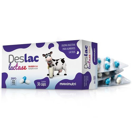 Deslac Lactase Maxinutri 30 Cápsulas