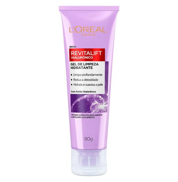 Gel de Limpeza Facial L'oréal Revitalift Hialurônico 80g