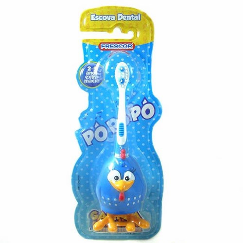 Escova dental Infantil Galinha Pintadinha 3d