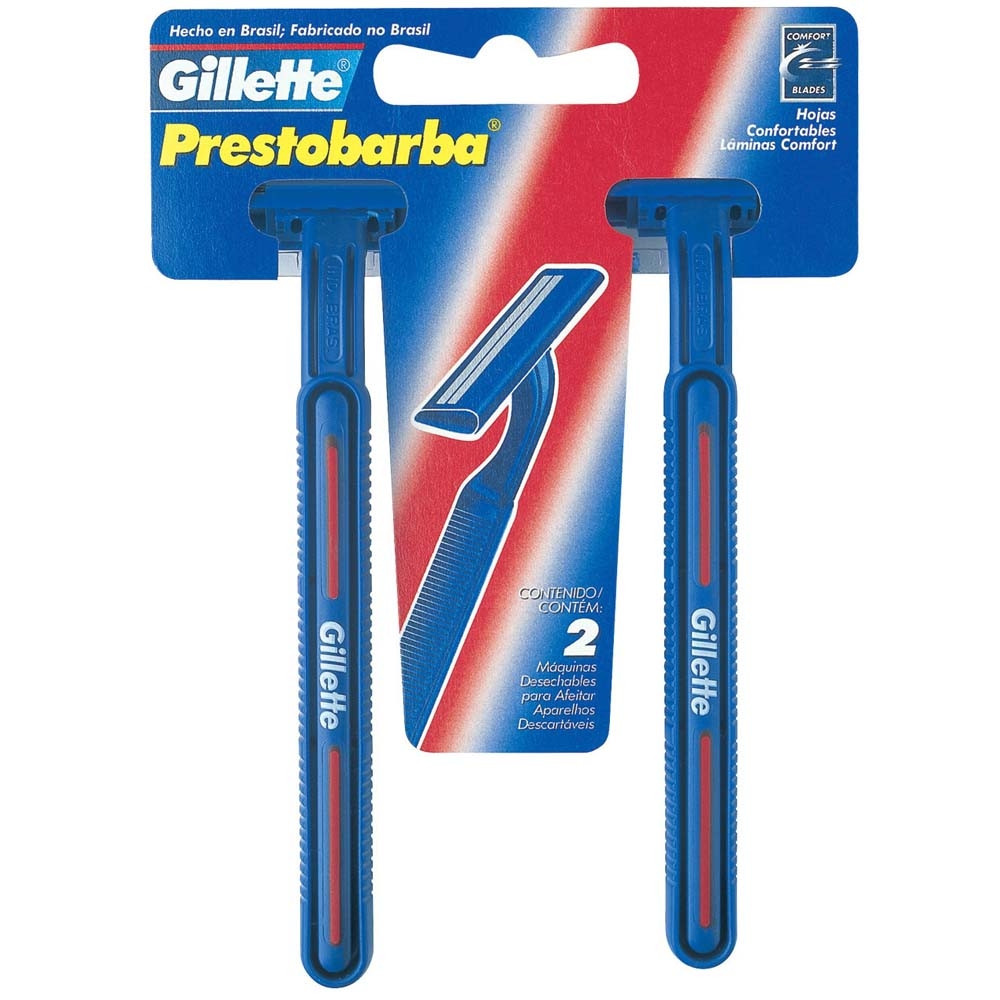 Prestobarba Gillette com 2 Aparelhos