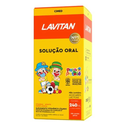 Lavitan Kids Sabor Laranja com 240ml