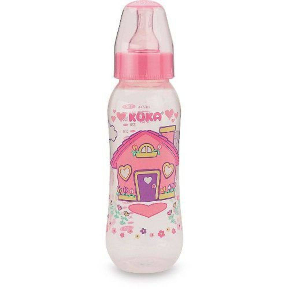 Mamadeira KUKA 61542 Bico Natural Rosa 250ml