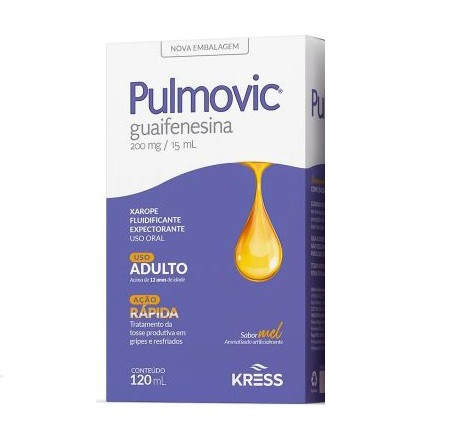 Xarope Expectorante Pulmovic 200mg/15ml Adulto 120ml