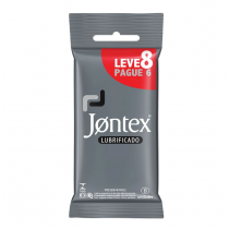 Preservativo Jontex Lubrificado Leve 8 Pague 6