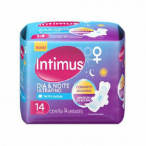 Absorvente Intimus Dia e Noite Ultrafino Extra Suave com Abas