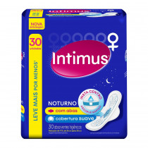 Absorvente Intimus Gel Noturno com Abas 30 unid.