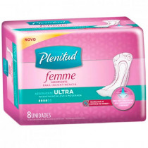 Absorvente Geriátrico Plenitud Femme Ultra com 8 Unidades