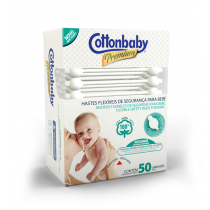 Cotonetes Cottonbaby Premium 50 unidades