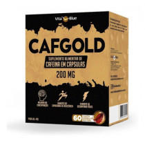 Cafgold 200mg Cafeína 60 Cápsulas