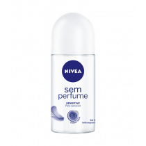 Desodorante Rollon Feminino Nivea Sensitive Sem Perfume 50ml