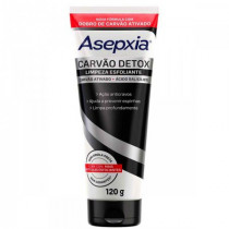 Asepxia Carvão Detox Limpeza Esfoliante 120g