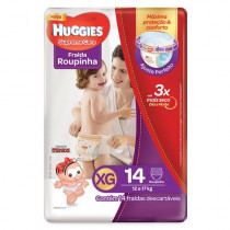 Fralda Roupinha Huggies Supreme Care XG 14 Unidades