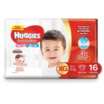 Fralda Huggies Turma da Mônica Supreme Care XG 16 Unidades 