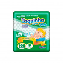 Fralda Toquinho Plus P 100 Unidades
