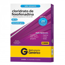 Fexofenadina 180mg Antialergico Cimed com 10 Comprimidos