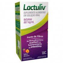 Lactuliv Fonte de Fibras Sabor Ameixa 120ml