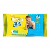 Toalhas Umedecidos Baby Wipes com 48 Unidades