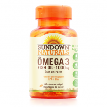 Ômega 3 Sundown 1000mg com 60 Cápsulas