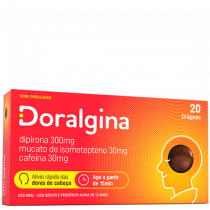 Doralgina 20 Drágeas - Neo Química