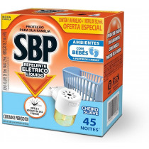 Repelente Elétrico Líquido SBP 1 Aparelho + 1 Refil de 32,9ml