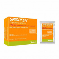 Spidufen 770Mg Sabor Damasco com 10 Envelopes 