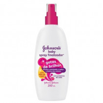 Spray Finalizador Johnson's Baby Gotas de Brilho 200ml