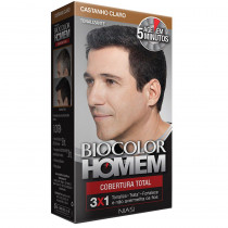 Tonalizante Biocolor Homem 3x1 Castanho Claro 1 Unidade