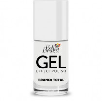 Esmalte Efeito Gel Bella Brazil Branco Total nº828 com 9ml