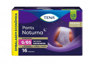 Fralda Geriátrica Pants Noturna Unissex G/EG com 16 Unidades