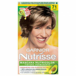 Tintura Nutrisse 71 Louro Natural Acinzentado