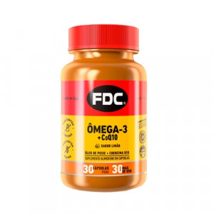 Ômega 3 + CoQ10 (Coenzima) FDC 30 Cápsulas