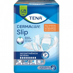 Fralda Geriátrica Tena Dermacare Slip M com 8 Unidades