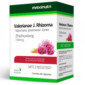 Valerianae J. Rhizoma 100mg Maxinutri 60 Cápsulas