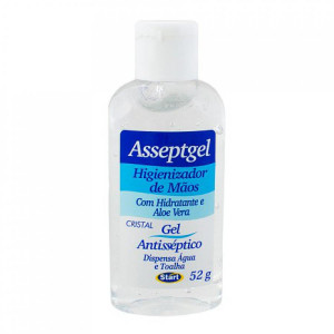 Gel Asseptgel Higienizador de Mãos 52g