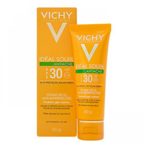 Ideal Soleil FPS 30 Antiacne Toque Seco Vichy 50g