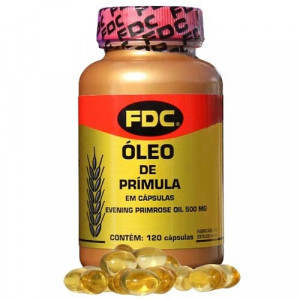 Óleo De Prímula 500mg com 120 Cápsulas