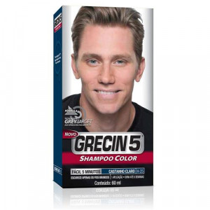 Shampoo Color Grecin 5 Castanho Claro 60ml