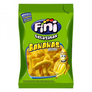 Balas de Gelatinas Fini Bananas 90g