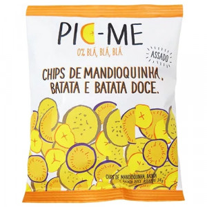 Chips Assados Pic - Me Mandioquinha, Batata e Batata Doce 34g