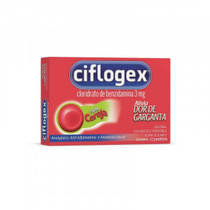 Ciflogex Cereja 12 Pastilhas