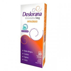 Deslorana 5mg com 10 Comprimidos