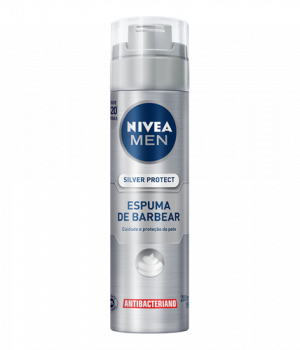 Espuma de Barbear Nivea Men Silver Protect 200ml