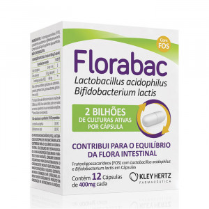 Florabac 400mg com 12 Cápsulas