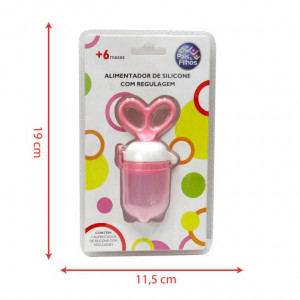 Alimentador de Silicone Rosa REF7771