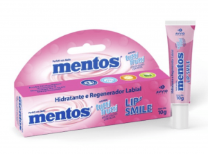 Hidratante e Regenerador Labial Lipsmile Mentos Tutti Frutti 10g