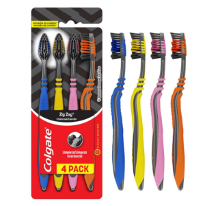 Kit Escova Dental Colgate Suave/Macia 4 Unidades