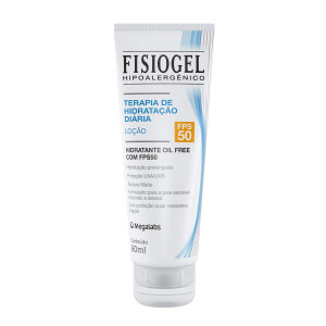 Fisiogel Loção Hidratante FPS 50 Oil Free 60ml