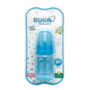 Mamadeira Kuka Bico Universal Aquarela Azul 70ml