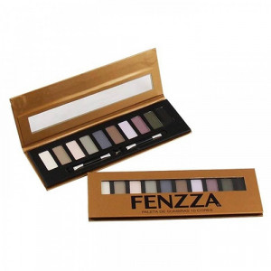 Paleta de Sombras Foscas Fenzza 10 Cores