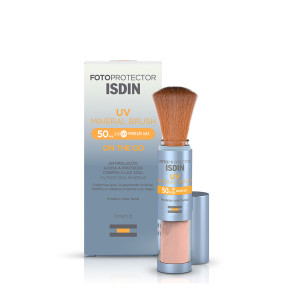 Protetor Solar Facial Isdin FPS 50 Uv Mineral Brush com 2g